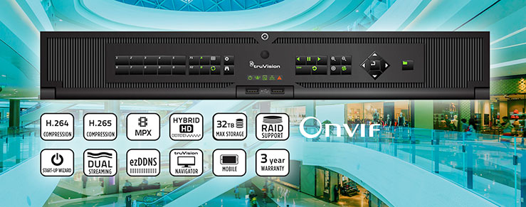 Novos gravadores híbridos TruVision